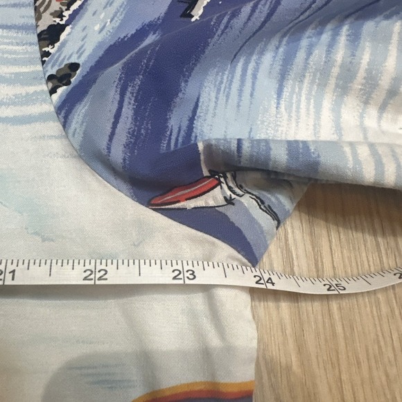 Kai‎ Nani Shirt Mens Extra Large Blue Floral Hawaiian Aloha Vintage Hawaii USA - Picture 4 of 6